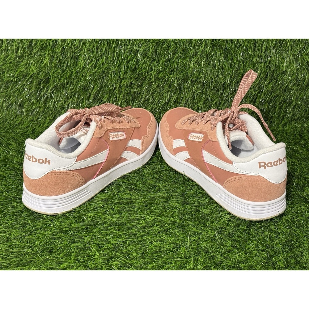 Reebok Court Advance Pink Clay White Women's 7.5 Casual Comfort Sneakers New - Picture 5 of 7
